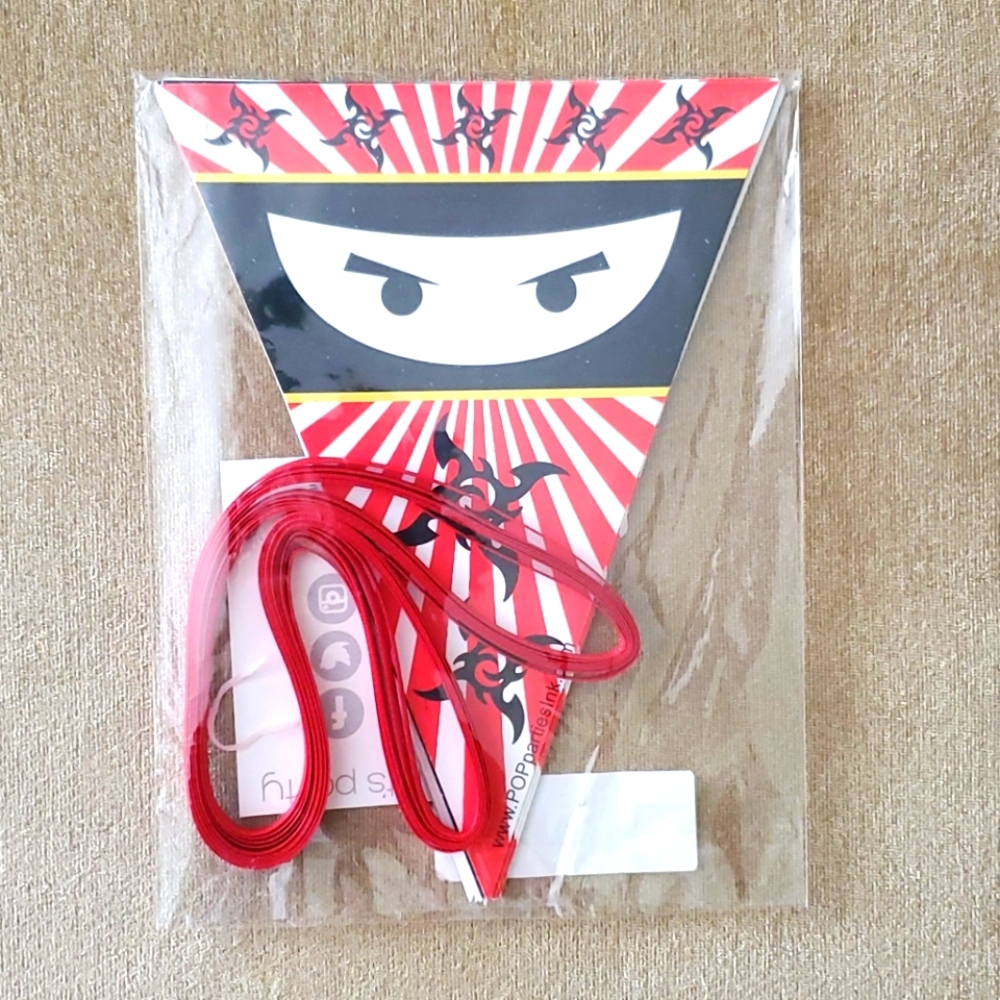 Ninja Happy Birthday banner